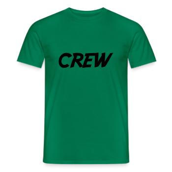 Crew - Men's T-Shirt - kelly green - Front - AI Model Male 178 dark (178cm)