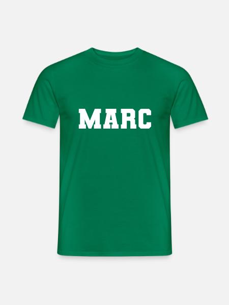 Nom - Marc - T-shirt homme - vert
