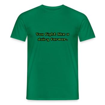 Dairy Farmer 2 - Männer T-Shirt - Kelly Green - Vorne - AI Model Male 178 dark (178cm)