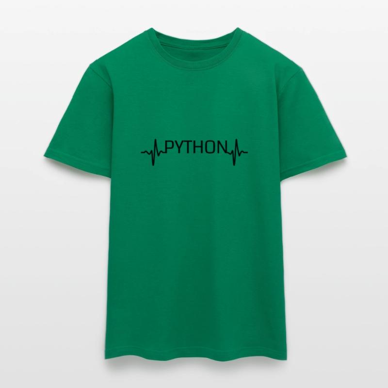 Heartbeat Python T-shirt homme