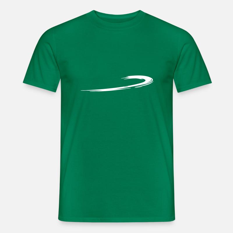 geschwungener Schweif | Vector-Graphic - Männer T-Shirt - Kelly Green