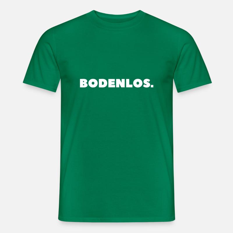 Bodenlos. - Männer T-Shirt - Kelly Green