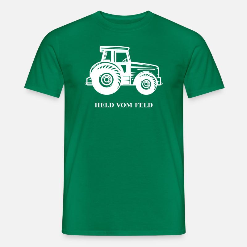 Traktor Held vom Feld - Männer T-Shirt - Kelly Green
