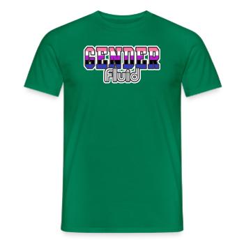 Gender fluid - T-shirt homme - vert - Devant - AI Model Male 178 dark (178cm)