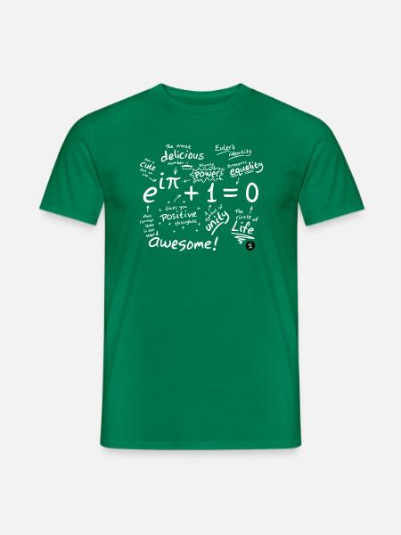 Euler's Identity - Men's T-Shirt - kelly green
