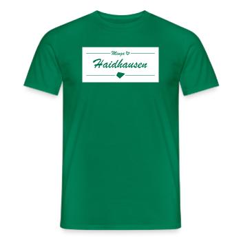 Minga <3 - Haidhausen - München-Liebe - Männer T-Shirt - Kelly Green - Vorne - AI Model Male 178 dark (178cm)