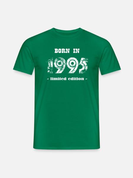 BORN IN 1995 - limited edition - Männer T-Shirt - Kelly Green