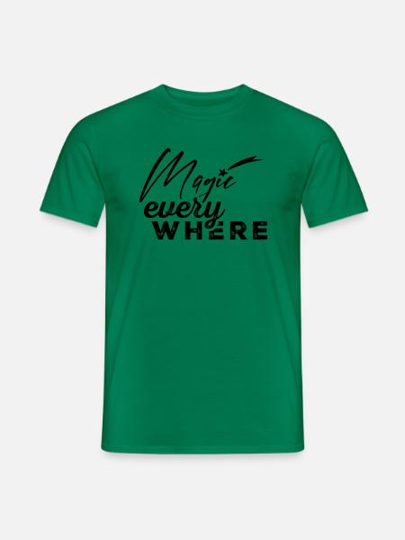 Magic everywhere - Männer T-Shirt - Kelly Green
