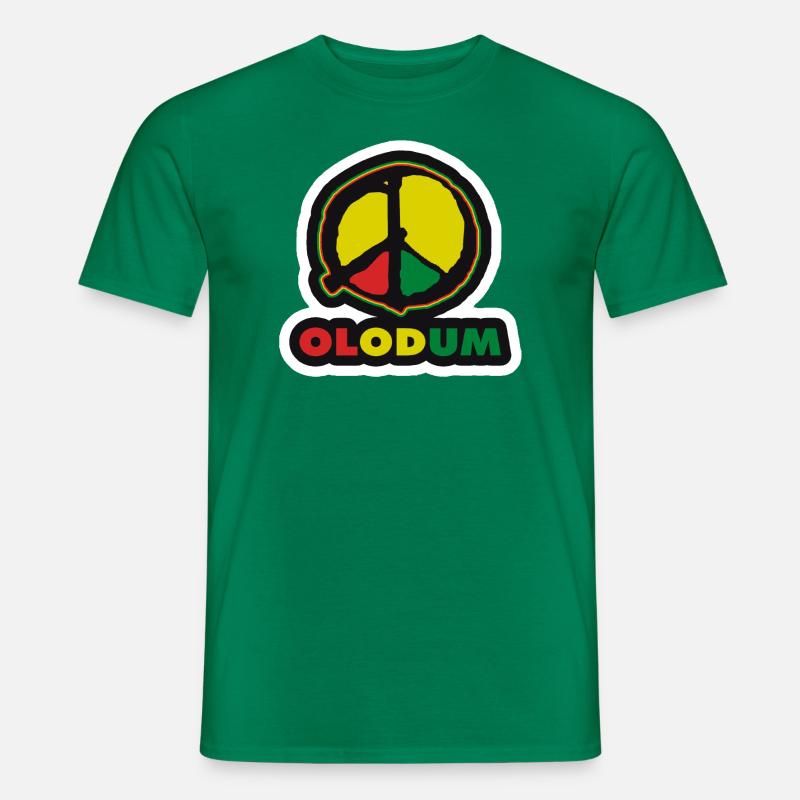 Olodum - Männer T-Shirt - Kelly Green