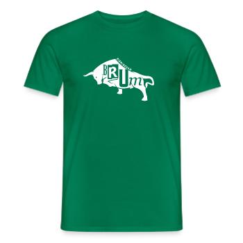 Birmingham Bull - Männer T-Shirt - Kelly Green - Vorne - AI Model Male 178 dark (178cm)