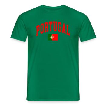 Portugal - Men's T-Shirt - kelly green - Front - AI Model Male 178 dark (178cm)