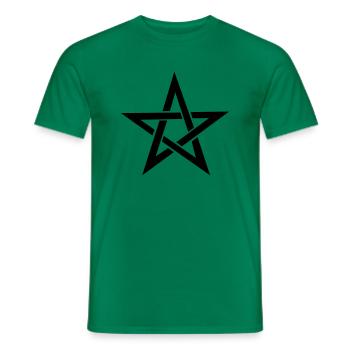 pentagramm - Männer T-Shirt - Kelly Green - Vorne - AI Model Male 178 dark (178cm)