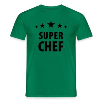 Super Chef (dh) - Männer T-Shirt - Kelly Green - Vorne - AI Model Male 178 dark (178cm)