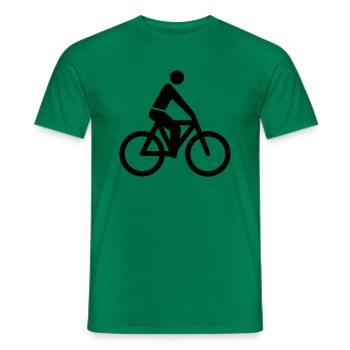Fahrrad - Männer T-Shirt - Kelly Green - Vorne - AI Model Male 178 dark (178cm)