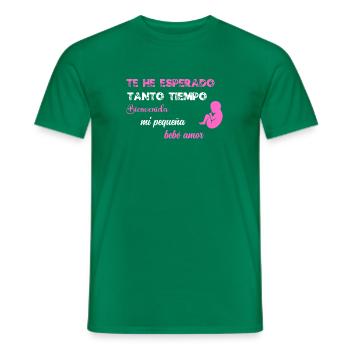 Je t'ai tant attendu PNK WE - T-shirt homme - vert - Devant - AI Model Male 178 dark (178cm)