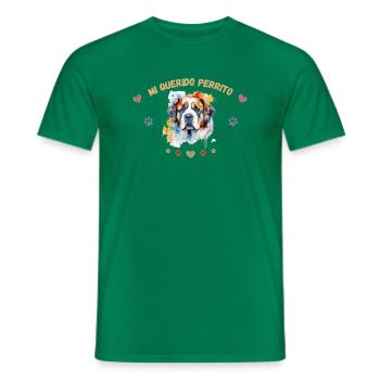 Mon toutou d'amour G6 WE - T-shirt homme - vert - Devant - AI Model Male 178 dark (178cm)