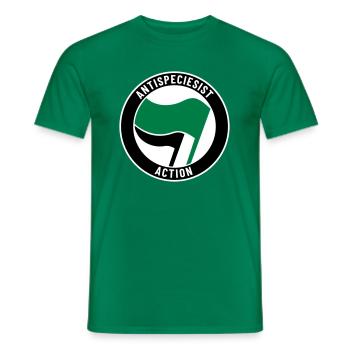 Antispeciesist Action - Männer T-Shirt - Kelly Green - Vorne - AI Model Male 178 dark (178cm)