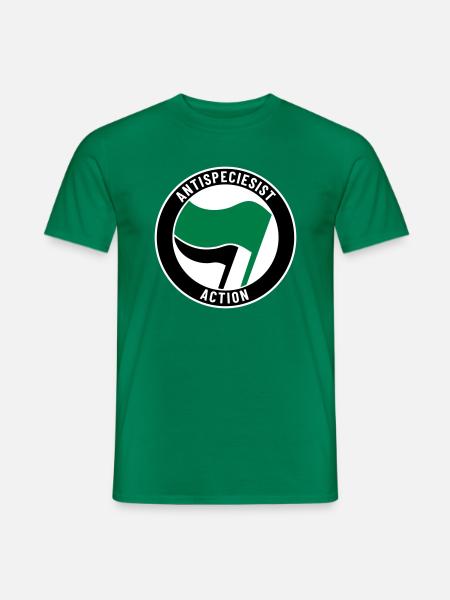 Antispeciesist Action - Männer T-Shirt - Kelly Green