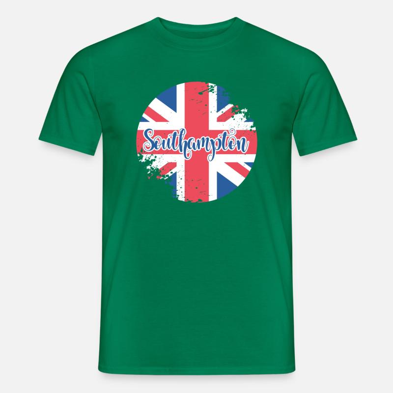Button Southampton - Männer T-Shirt - Kelly Green