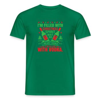 Noël laid - T-shirt homme - vert - Devant - AI Model Male 178 dark (178cm)