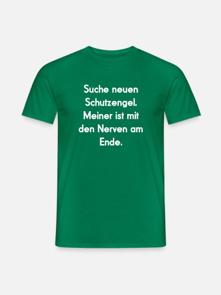 Suche neuen Schutzengel - Männer T-Shirt - Kelly Green