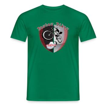 Vélo rapide dessin imprimé T shirt Sweat - T-shirt homme - vert - Devant - AI Model Male 178 dark (178cm)