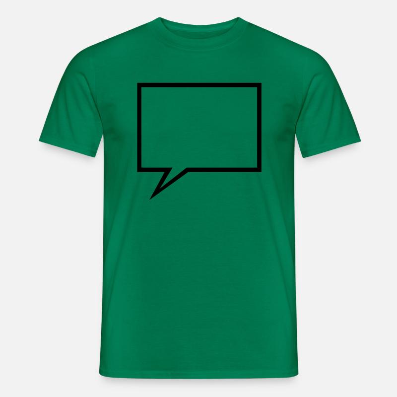 spruchblase - Männer T-Shirt - Kelly Green