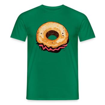 donuttee - T-shirt homme - vert - Devant - AI Model Male 178 dark (178cm)