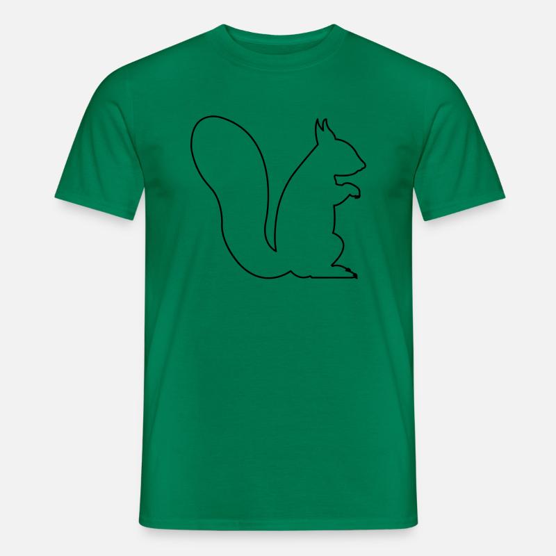 eichhörnchen - Männer T-Shirt - Kelly Green