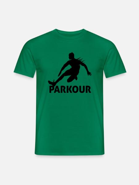 le parkour - T-shirt homme - vert