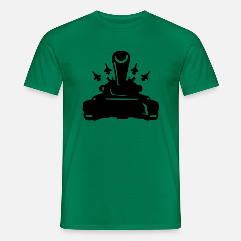 panzer_mit_flugzeugstaffel - Männer T-Shirt - Kelly Green