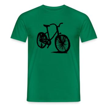 Fahrrad Gekritzel Fahrräder Radfahren Vektor 3 - Männer T-Shirt - Kelly Green - Vorne - AI Model Male 178 dark (178cm)