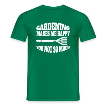 Gärtner Geschenk Hobbygärtner Garten Obstgarten - Männer T-Shirt - Kelly Green - Vorne - AI Model Male 178 dark (178cm)