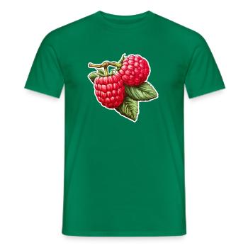 Framboise Double Fruit - T-shirt homme - vert - Devant - AI Model Male 178 dark (178cm)