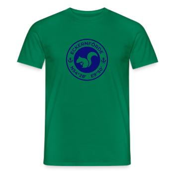 Eckernförde Eichhörnchen Navi - Männer T-Shirt - Kelly Green - Vorne - AI Model Male 178 dark (178cm)