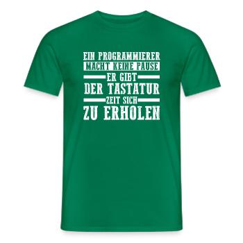 Programmieren Entwickler Coder Programmierer - Männer T-Shirt - Kelly Green - Vorne - AI Model Male 178 dark (178cm)
