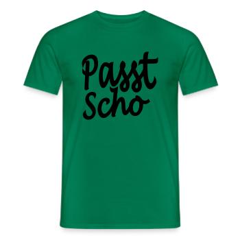 passt scho - Männer T-Shirt - Kelly Green - Vorne - AI Model Male 178 dark (178cm)