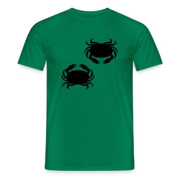 krebs_krabbe_002 - T-shirt homme - vert - Devant - AI Model Male 178 dark (178cm)