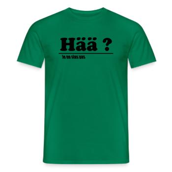 hää je ne sais pas - Männer T-Shirt - Kelly Green - Vorne - AI Model Male 178 dark (178cm)