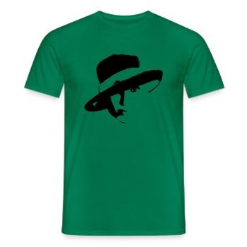 Lady - Men's T-Shirt - kelly green - Front - AI Model Male 178 dark (178cm)