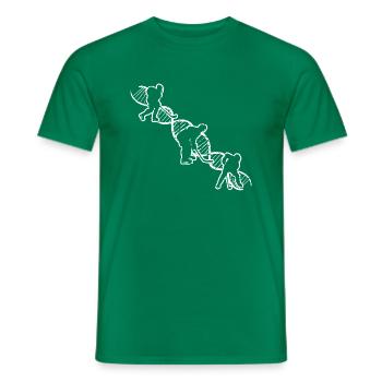 Eishockey Wintersport Geschenk Eishockeyteam - Männer T-Shirt - Kelly Green - Vorne - AI Model Male 178 dark (178cm)