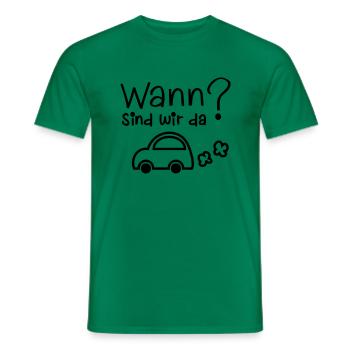 Reise-Shirt - Männer T-Shirt - Kelly Green - Vorne - AI Model Male 178 dark (178cm)