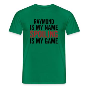 Raymond ist mein Name Verderben ist mein Spiel - Männer T-Shirt - Kelly Green - Vorne - AI Model Male 178 dark (178cm)