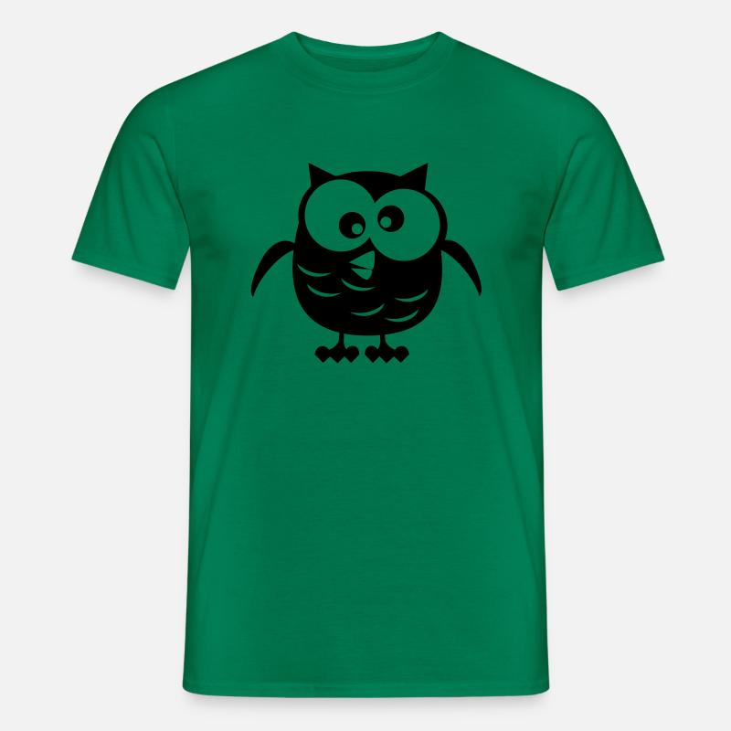 Eule - Männer T-Shirt - Kelly Green