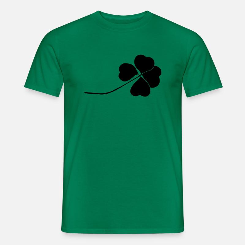 Kleeblatt - Männer T-Shirt - Kelly Green