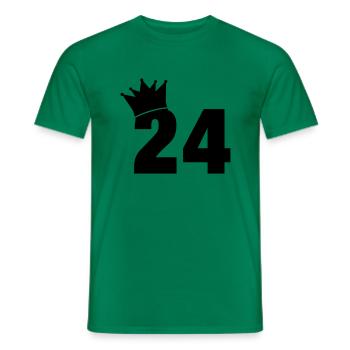 24_krone_f1 - Männer T-Shirt - Kelly Green - Vorne - AI Model Male 178 dark (178cm)