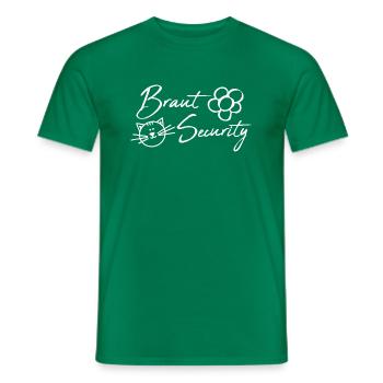 Bridal Security - Men's T-Shirt - kelly green - Front - AI Model Male 178 dark (178cm)