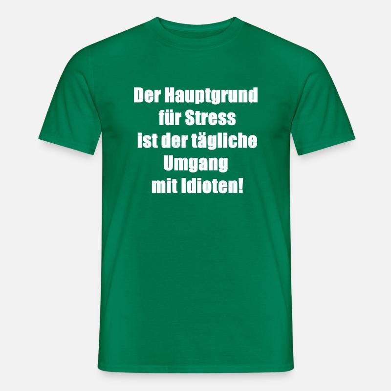 Sprüchedesign | lustig Spruch Diss | Geschenkidee - Männer T-Shirt - Kelly Green