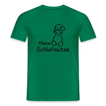 schlafmütze von wicki_de - Männer T-Shirt - Kelly Green - Vorne - AI Model Male 178 dark (178cm)