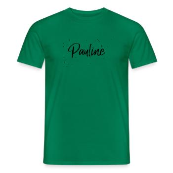 Pauline - Männer T-Shirt - Kelly Green - Vorne - AI Model Male 178 dark (178cm)
